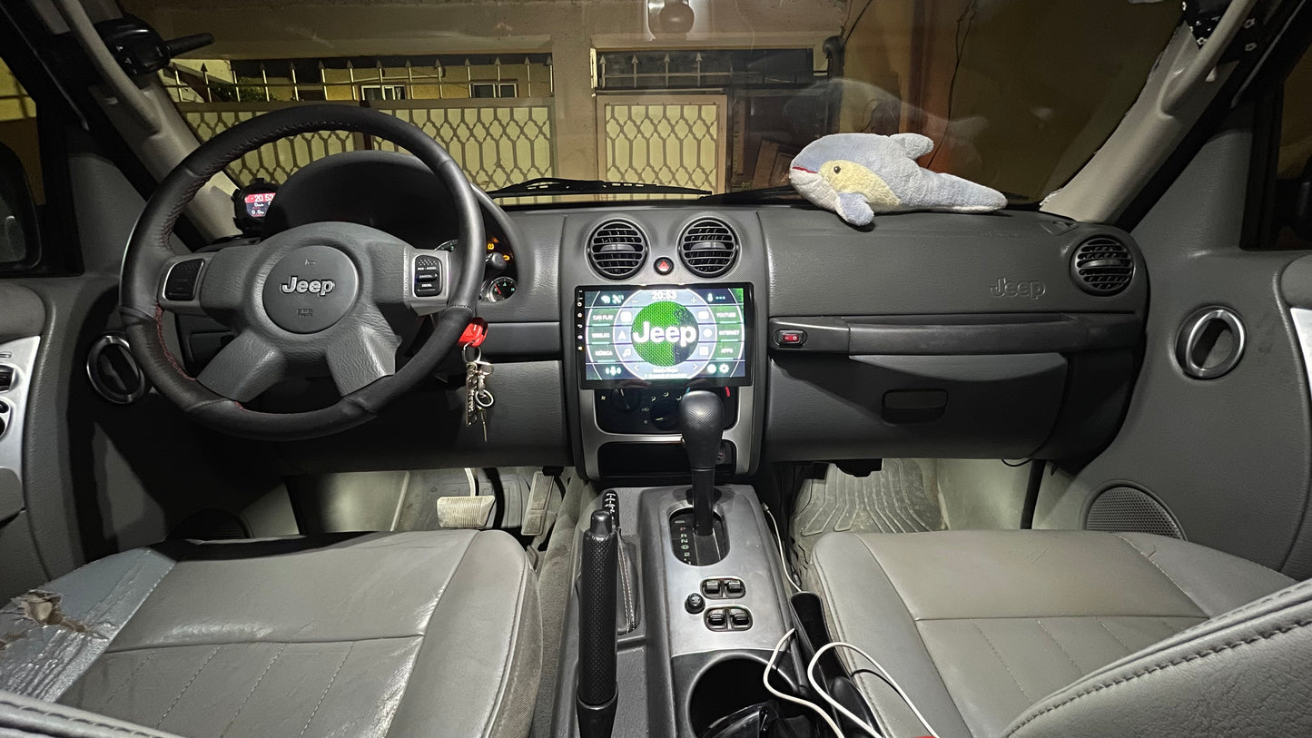 Estereo pantalla de 10" para Jeep con Apple Car Play y Android Auto