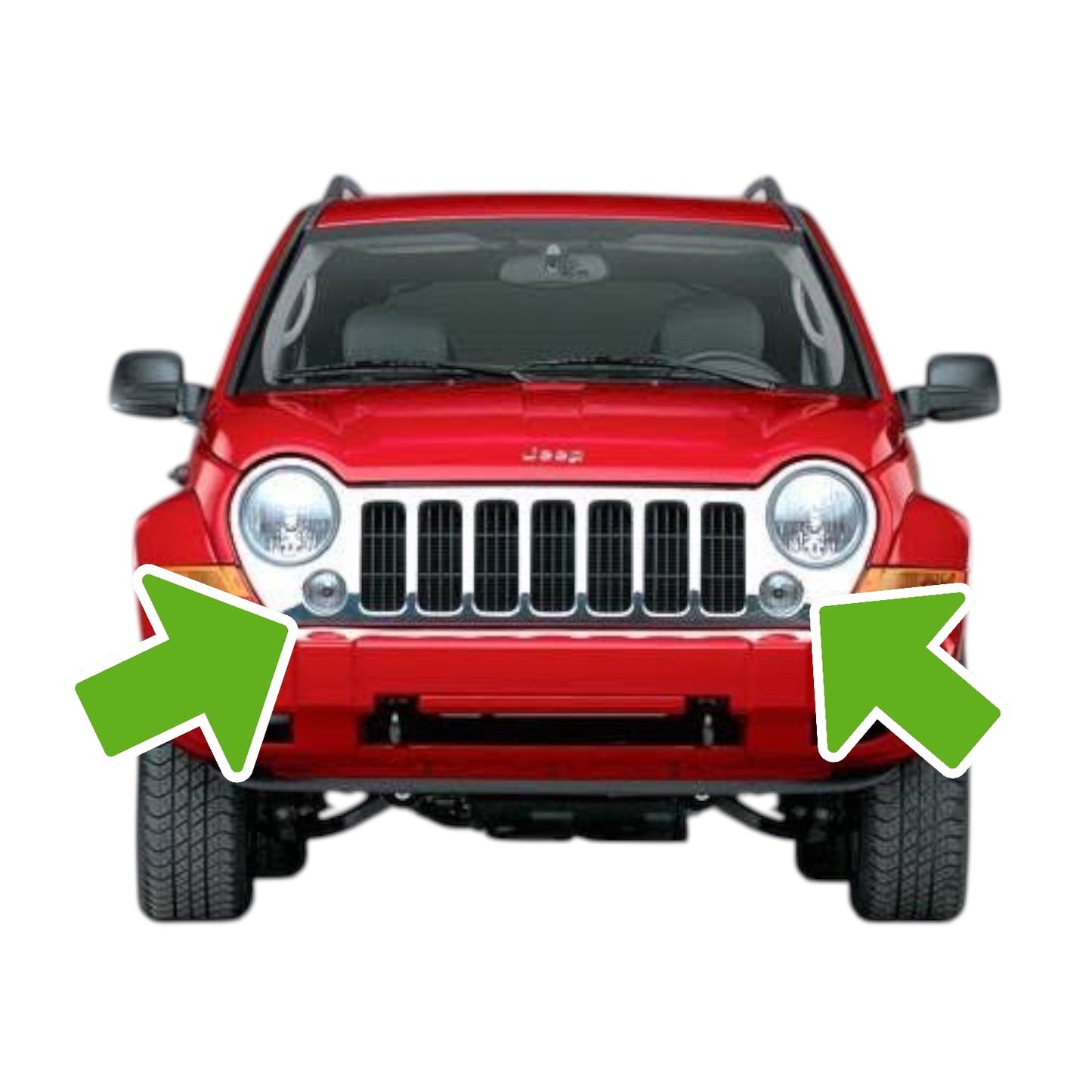 Par de faros niebleros para Liberty 05-07