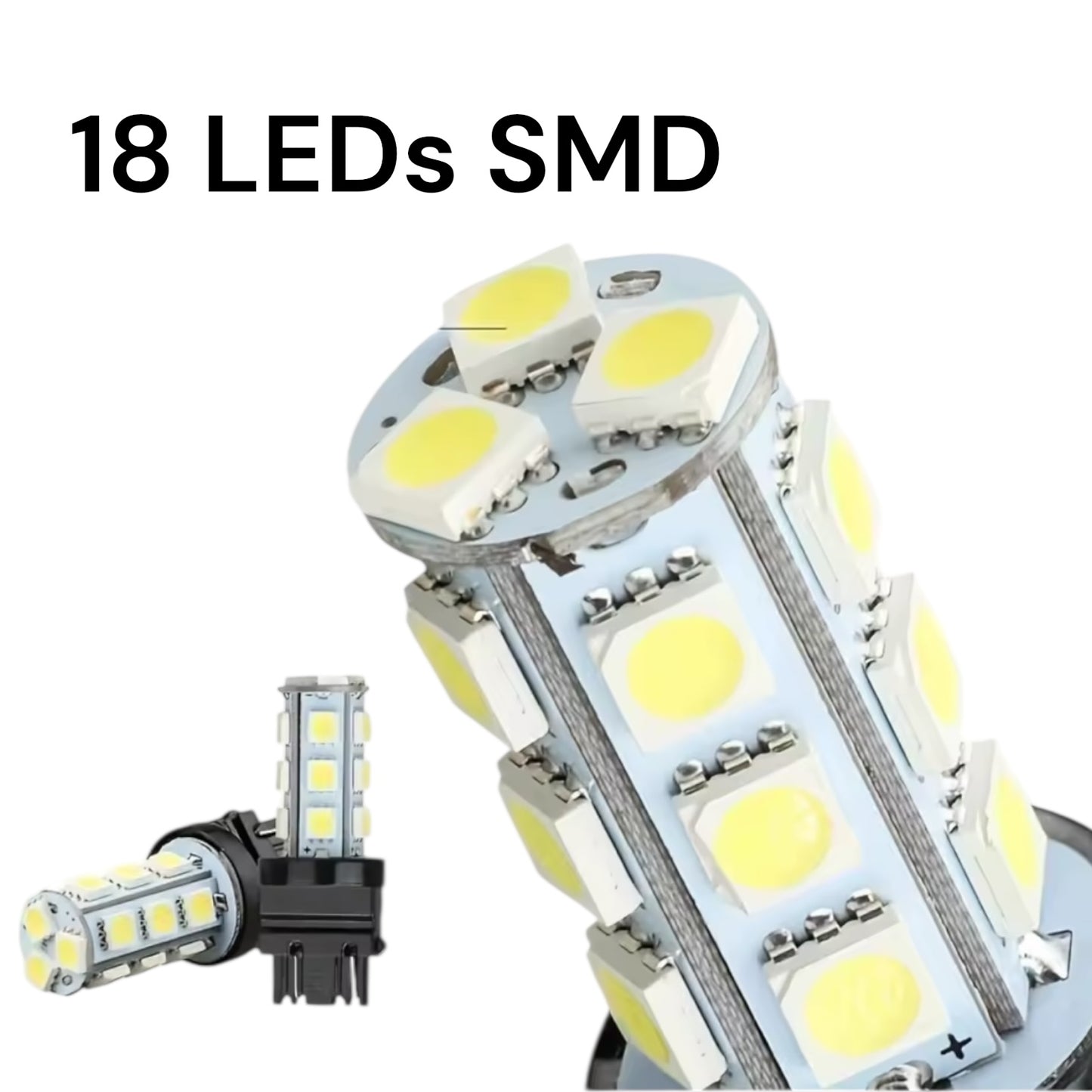 Focos para calavera stop, reversa Jeep Liberty 02-07 (1 pieza luz blanca)