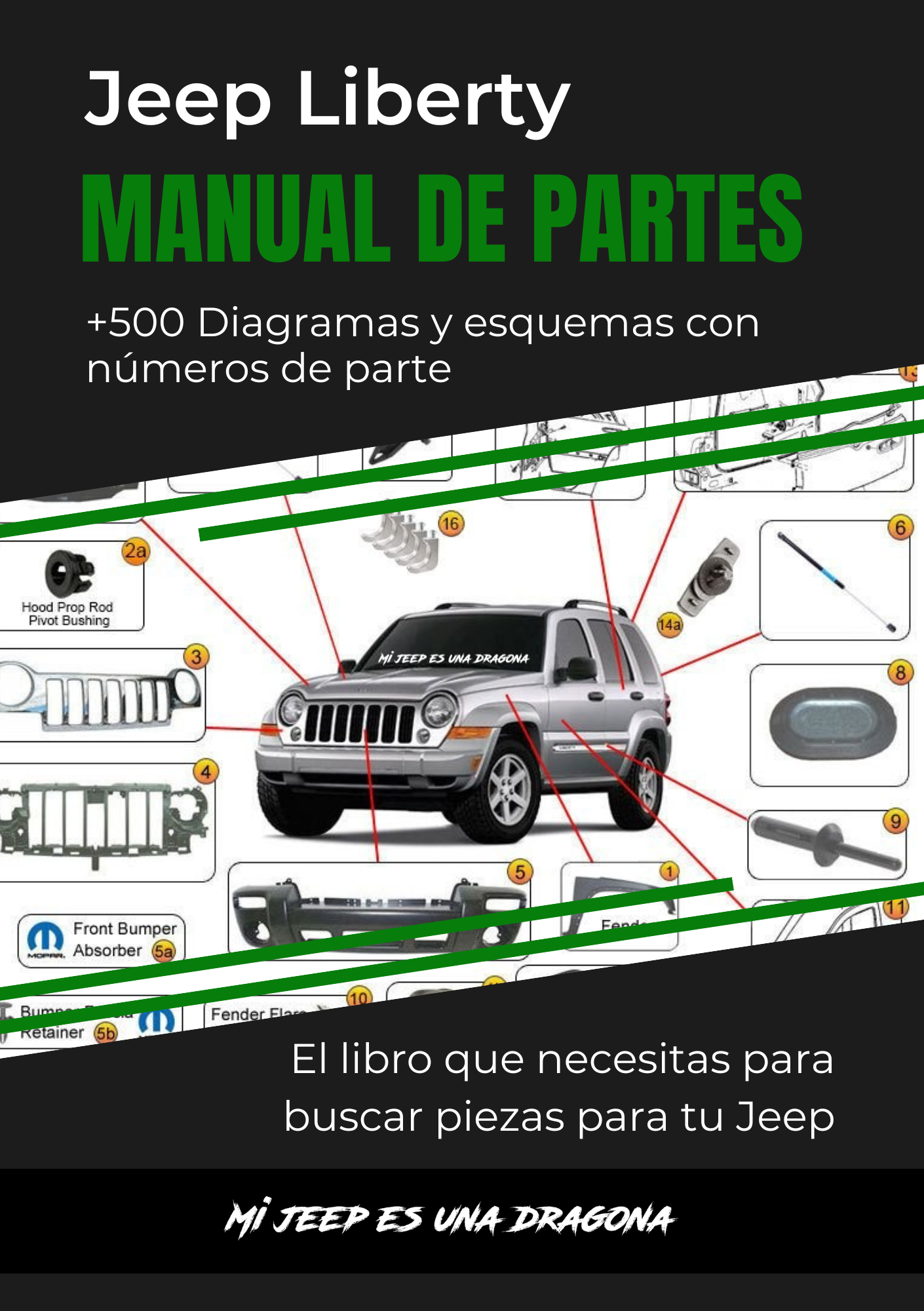 Manual de partes Jeep Liberty (digital en inglés)