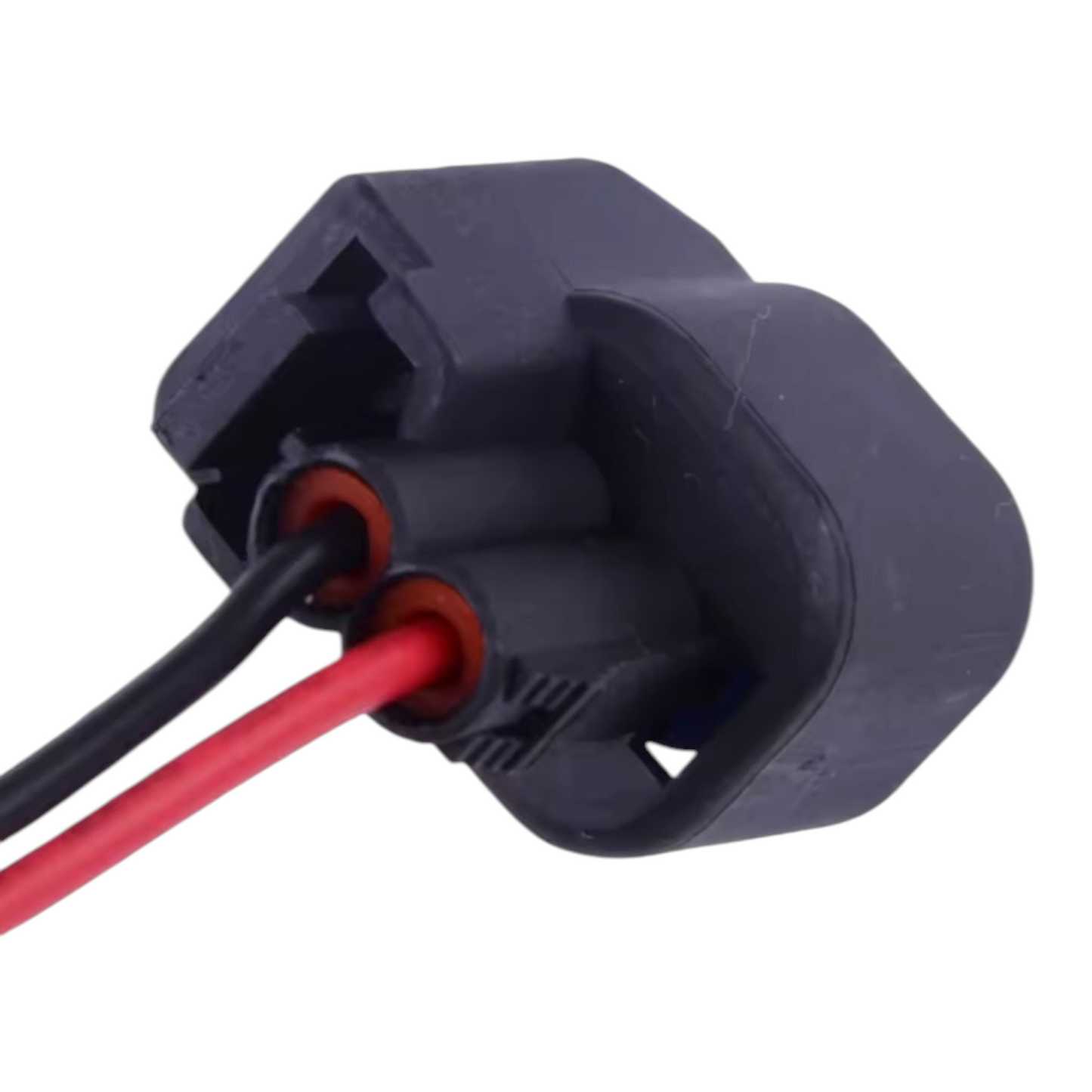 Conector eléctrico automotriz hembra de 2 vías Mi Jeep es una Dragona con cables rojo y negro para sistemas de vehículo