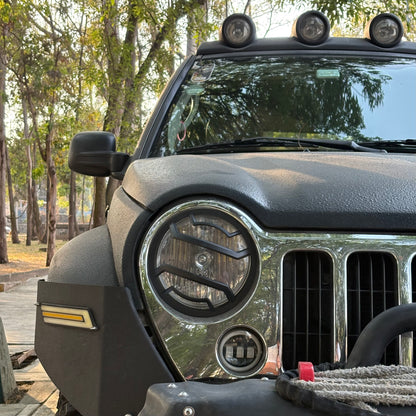 Embellecedores faros Angry eyes Jeep Liberty Wrangler ojos enojados