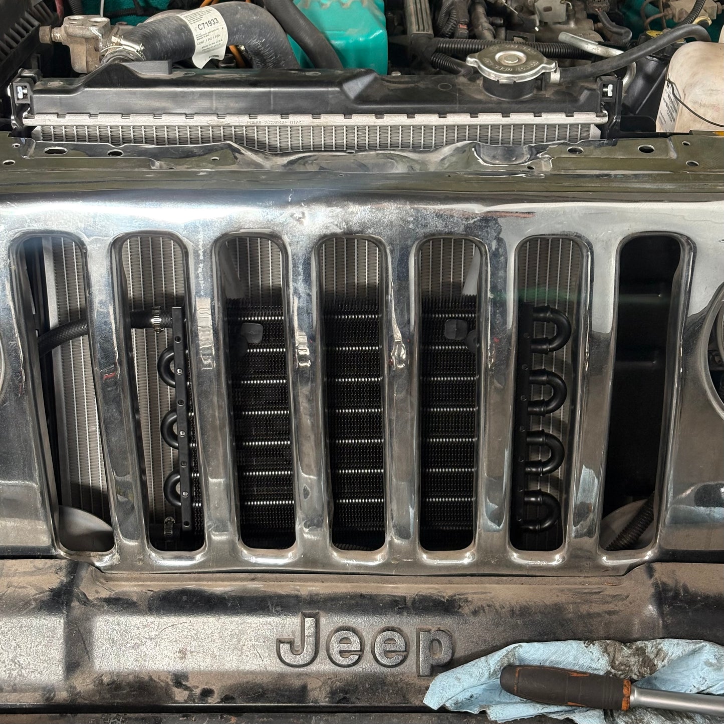 Enfriador de aceite de transmisión automática para Jeep