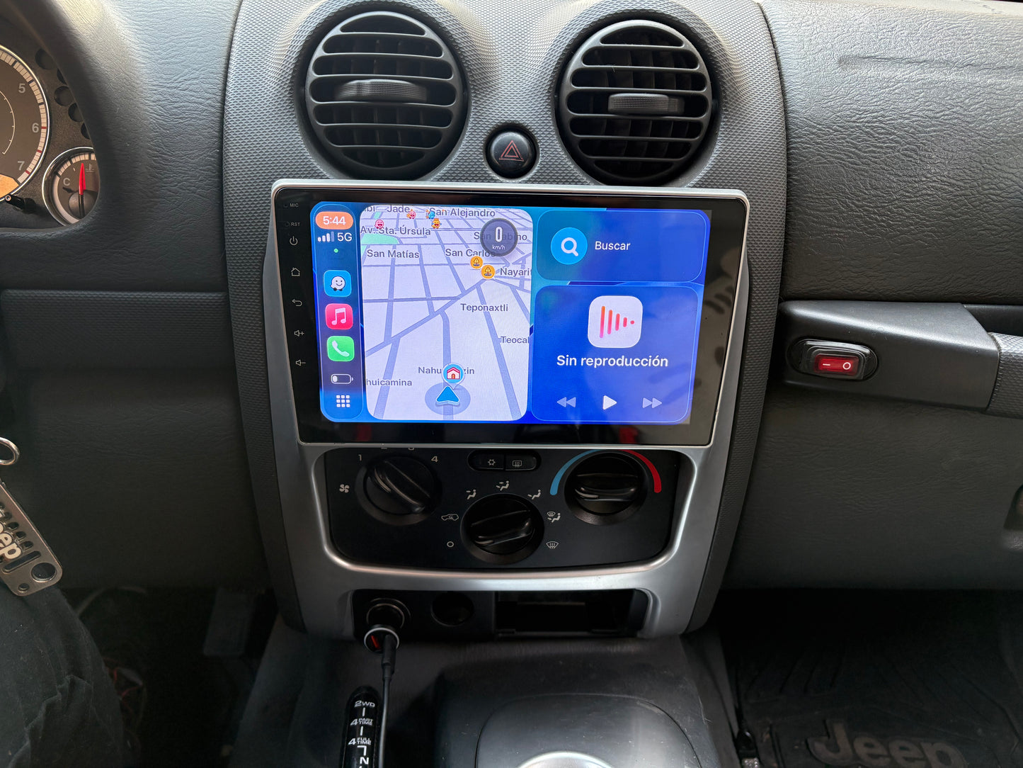 MARCO + Estereo pantalla de 9" para Jeep  Liberty 02-07 con Apple Car Play y Android Auto