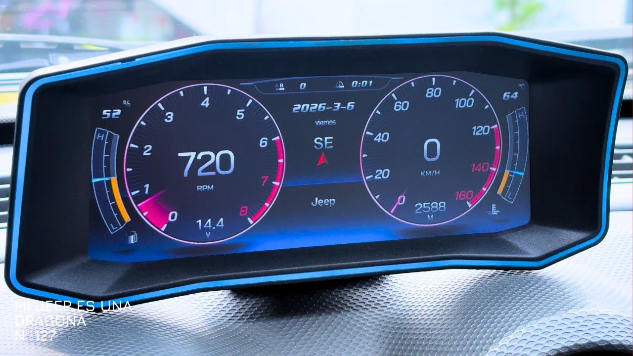 Tablero digital para Jeep Liberty Wrangler, Cherokee
