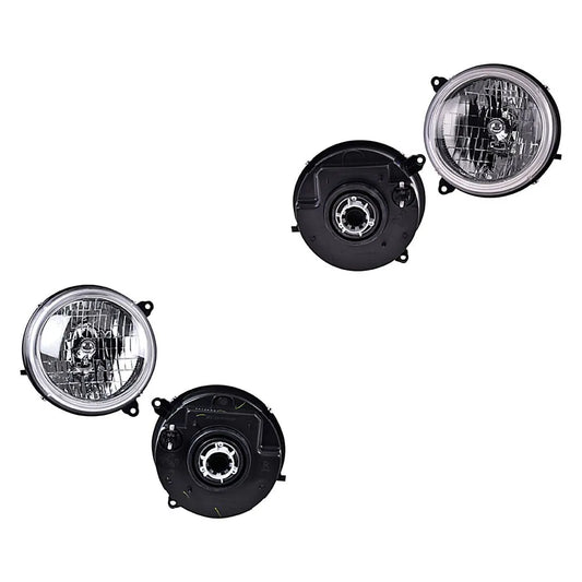 Par de faros principales para Liberty 02-07