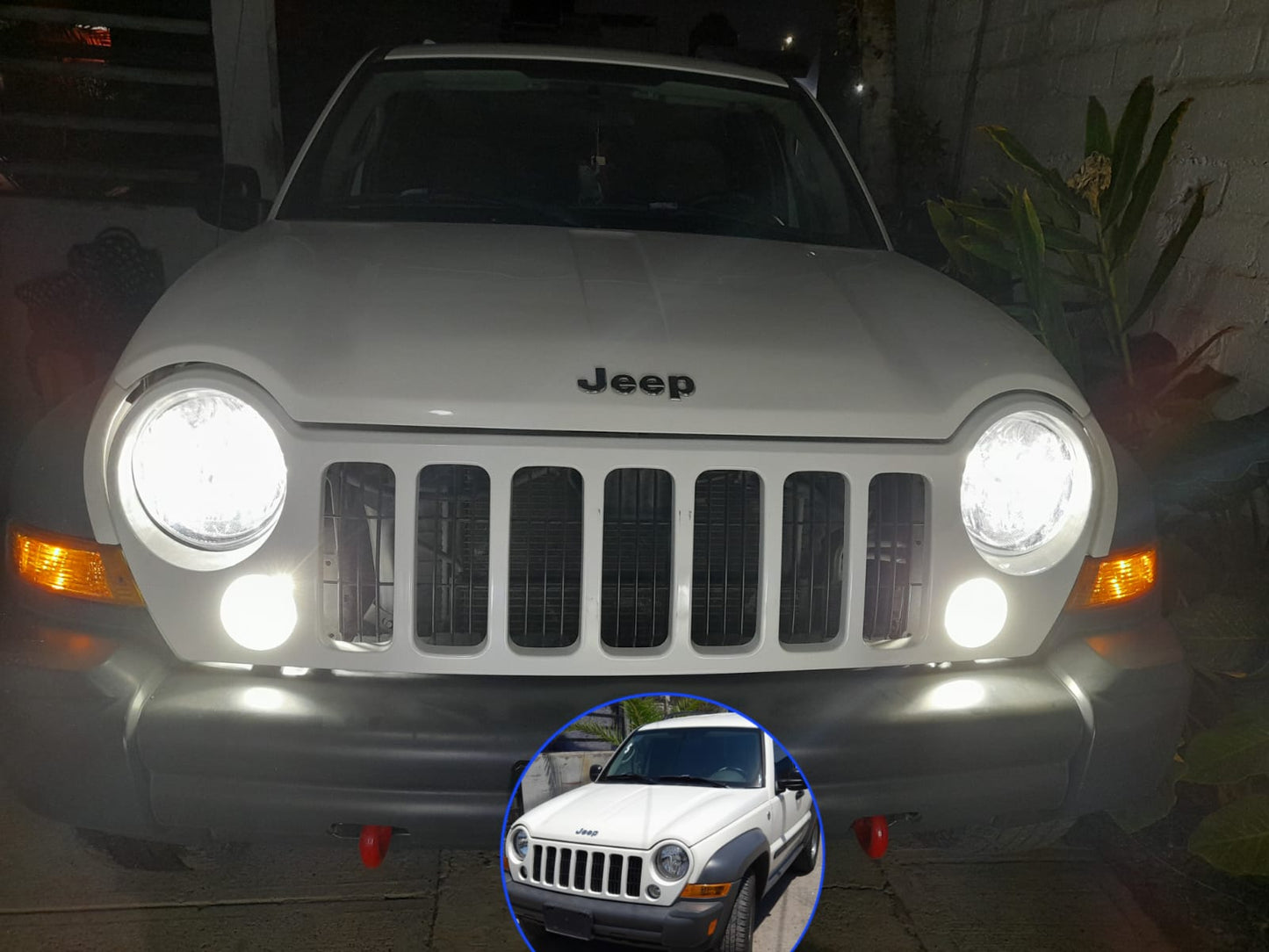 Par de Luces LED Phillips para faros principales (2002 a 2007) Jeep Liberty