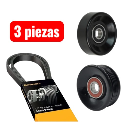 Kit de banda y poleas para Jeep Liberty 2002 a 2007 3.7 V6
