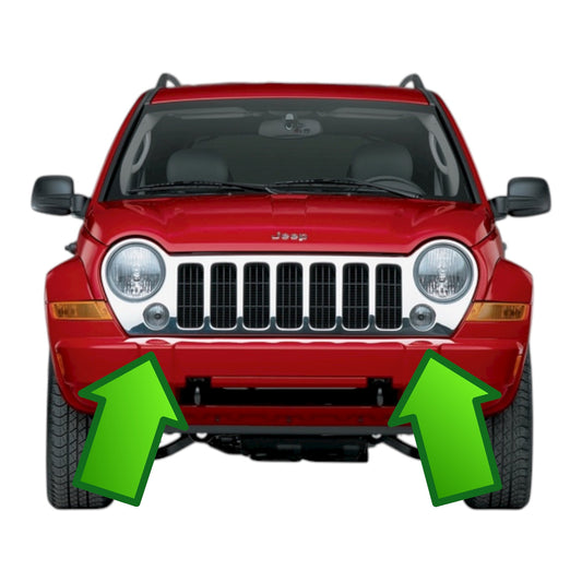 Par de faros para niebla Jeep Liberty 05-07